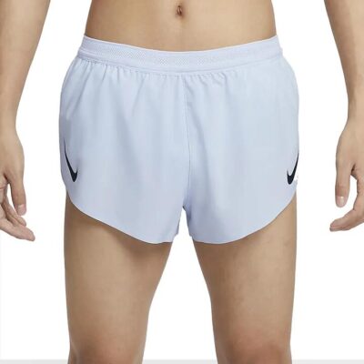 Mens Nike Aeroswift Dri-fit Adv 2 Inch Brief-lined Running Shorts Football Grey