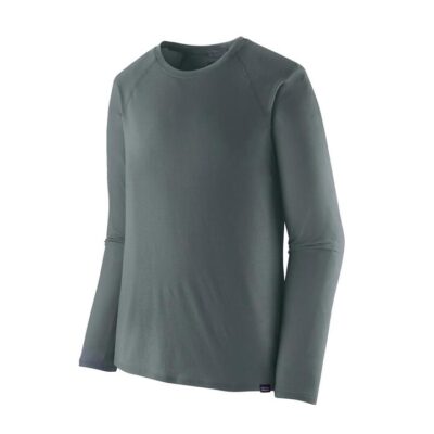 Mens Patagonia Capilene Cool Trail Long Sleeve Shirt Nouveau Green