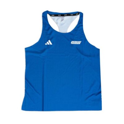 Womens Adidas x Pace Athletic Adizero Running Singlet Pace Blue / S