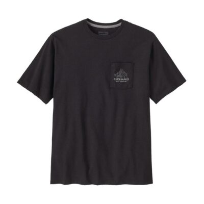 Mens Patagonia Chouinard Crest Pocket Responsibili-tee Ink Black / S