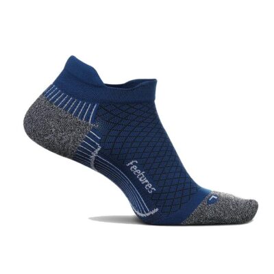 Feetures Plantar Fasciitis Relief Compression No-show Sock Oceanic / Xl