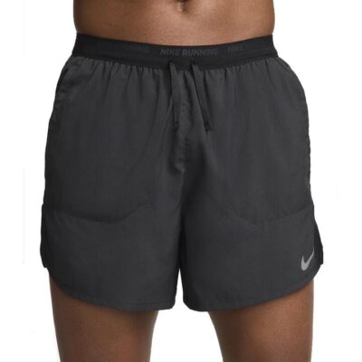 Mens Nike Dri-fit Stride 5 Inch Shorts Black / Black / S
