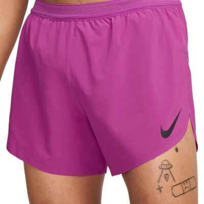 Mens Nike Aeroswift Dri-fit Adv 4 Inch Brief-lined Running Shorts Hot Fuchsia / Xl