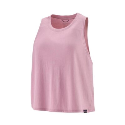 Womens Patagonia Capilene Cool Trail Cropped Tank Chouinard Crest
