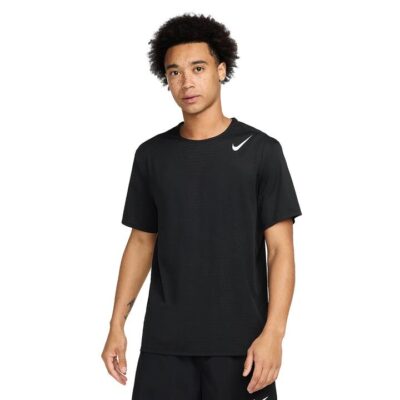 Mens Nike Aeroswift Dri-fit Adv Short Sleeve Running Top Black