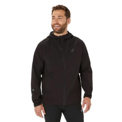 Mens Asics Metarun Waterproof Jacket Performance Black / S