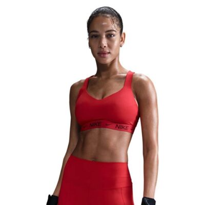 Womens Nike Drifit Indy High Support Bra University Red / Dark Team Red / L