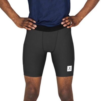 Mens Saysky Combat+ Rib Short 8-inch Tights Black / S