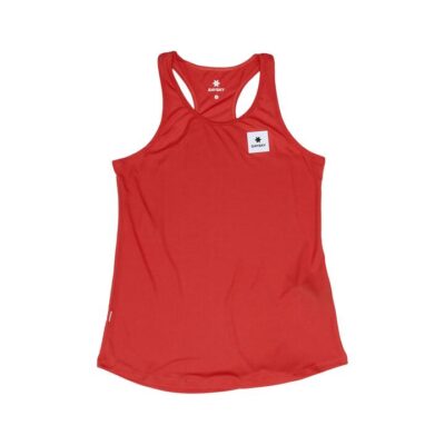 Womens Saysky Reactive Flow Singlet Red Aop
