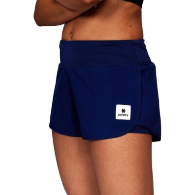 Womens Saysky Pace Shorts 3 Inch Blue / Xs