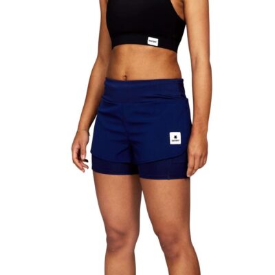 Womens Saysky Pace 2 In 1 Shorts 3-inch Blue