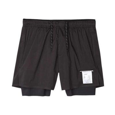 Mens Satisfy Techsilk 8-inch Shorts Black