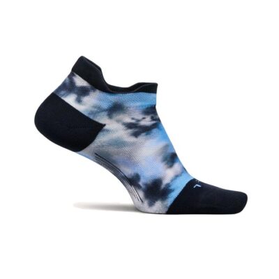 Unisex Feetures Light Cushion No Show Tab Socks Ice Dye