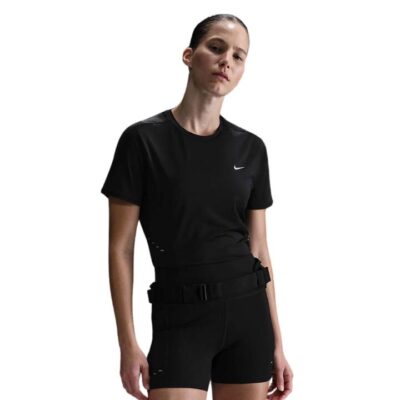 Womens Nike Swift Dri-fit Short-sleeve Running Top Black
