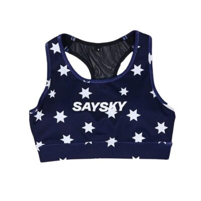 Womens Saysky Star Combat Sports Bra Blue