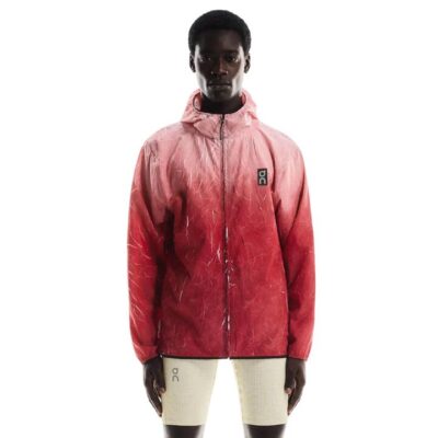 Mens On Running Pace Run Jacket Red / S