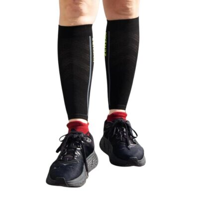 Unisex Zensah Featherweight Compression Leg Sleeves Midnight Black / S