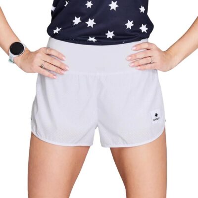 Womens Saysky Pace Air 3-inch Shorts White