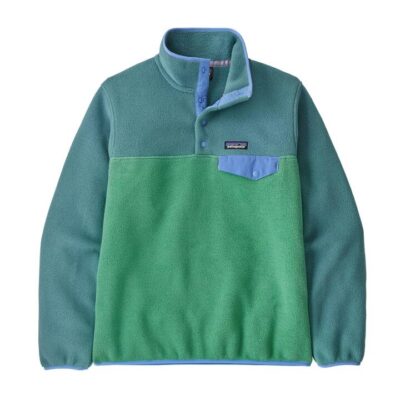 Womens Patagonia Synchilla Snap-t Pullover Heartleaf Green / Xs
