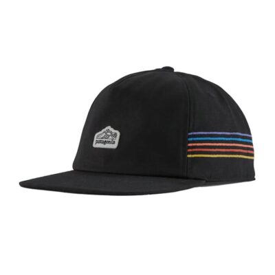 Patagonia Line Logo Ridge Stripe Funfarer Cap Black