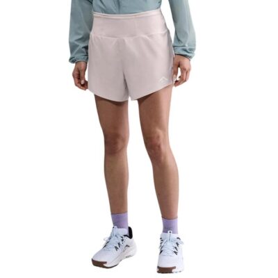 Womens Nike Trail Dri-fit Brief-lined Running Shorts Pearl White