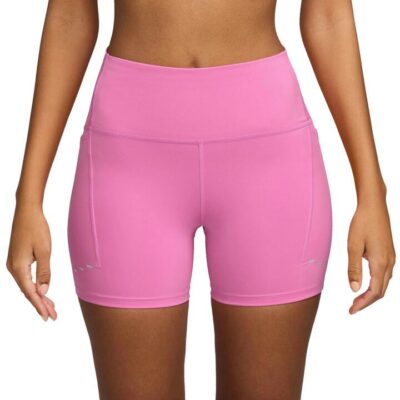 Womens Nike Swift High-waisted 4 Inch Tight Running Shorts With Pockets Playful Pink