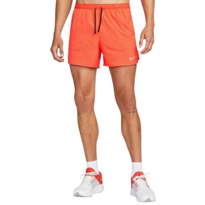 Mens Nike Dri-fit Stride 5 Inch Shorts Bright Crimson / Black / S