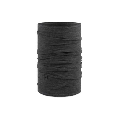 Buff Merino Lightweight Multifunctional Neckwear Solid Grey