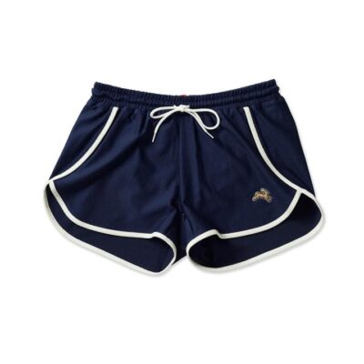 Womens Tracksmith 2.5-inch Van Cortlandt Running Shorts Navy