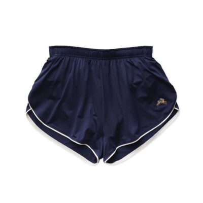 Mens Tracksmith 3-inch Twilight Running Split Shorts Navy