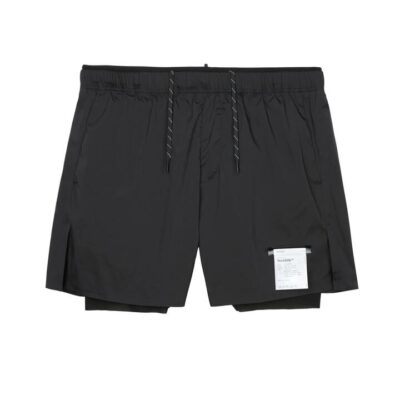 Mens Satisfy Techsilk 5 Inch Running Shorts Black / M