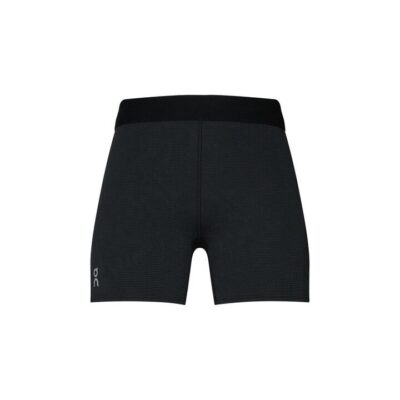Womens On Running Pace Tights Short Black / M