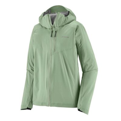 Womens Patagonia Storm Racer Waterproof Jacket Ellwood Green