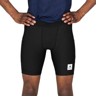 Mens Saysky Combat+ Short 9-inch Tights Black