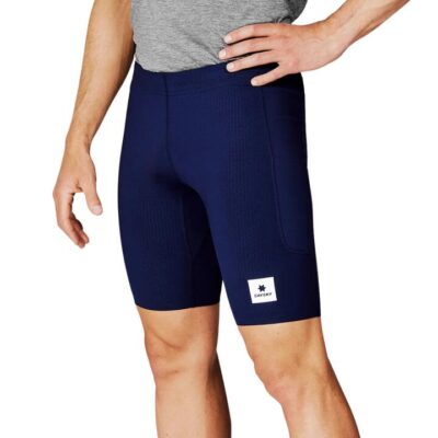 Mens Saysky Combat+ Short 9-inch Tights Blue