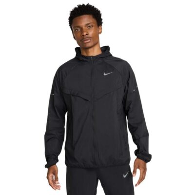 Mens Nike Stride Repel Uv Running Jacket Black / Black / Xl