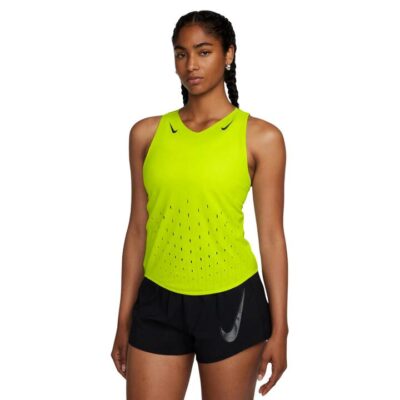 Womens Nike Aeroswift Dri-fit Adv Running Singlet Cyber