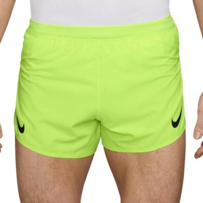 Mens Nike Aeroswift Dri-fit Adv 4 Inch Brief-lined Running Shorts Volt