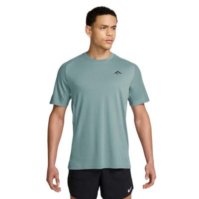 Mens Nike Solar Chase Dri-fit Adv Short-sleeve Running Top Cannon / Black / S