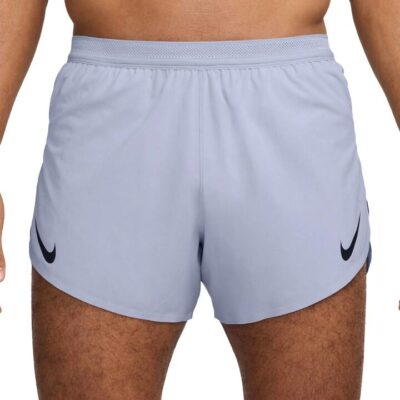 Mens Nike Aeroswift Dri-fit Adv 4 Inch Brief-lined Running Shorts Ghost / Black / Xl