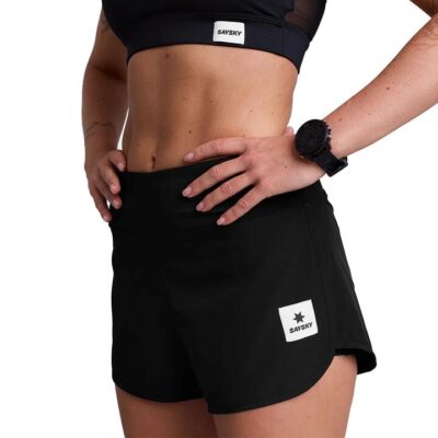 Womens Saysky Pace Shorts 3 Inch Black / Xs