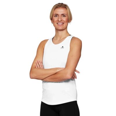 Womens Saysky Clean Combat Pro Singlet White / L