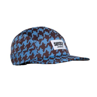 Unisex Saysky Combat Cap Prints Blue Houndstooth
