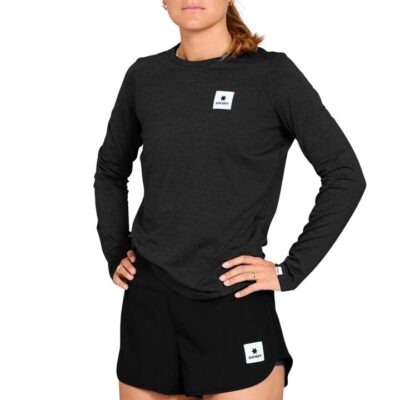 Womens Saysky Clean Pace Long Sleeve Black / S