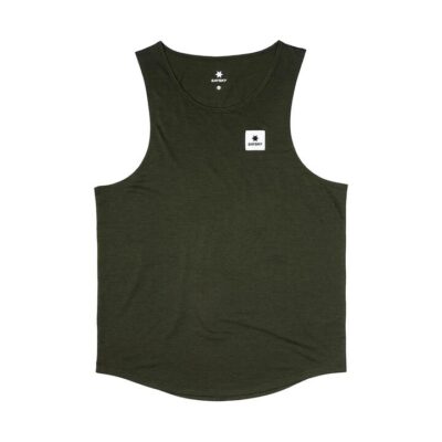 Mens Saysky Clean Combat Pro Singlet Green