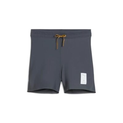 Womens Puma x Saysky Short Tights 4-inch Dusky Gray